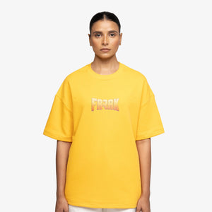 F A R A K | SARDAAR KA NAMAK T-SHIRT { YELLOW/YELLOW