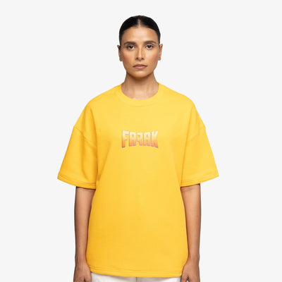 F A R A K | SARDAAR KA NAMAK T-SHIRT { YELLOW/YELLOW