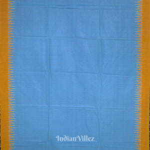 Sky Yellow Gopalpur Tussar Silk Saree