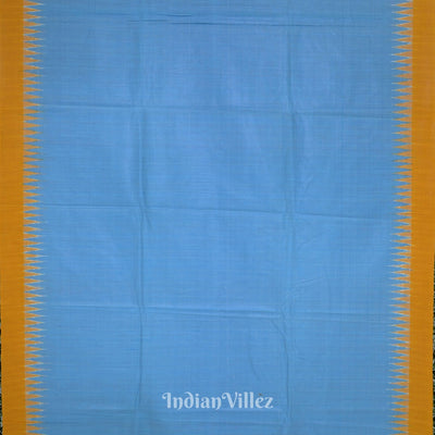 Sky Yellow Gopalpur Tussar Silk Saree