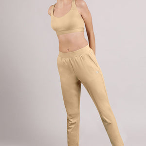 Elements Cotton Lined Low Impact Sports Bra - Irish Cream