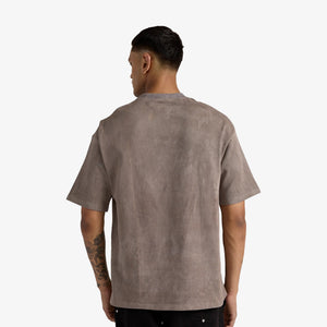 F A R A K | BASICS GREY BAGRU T-SHIRT { GREY