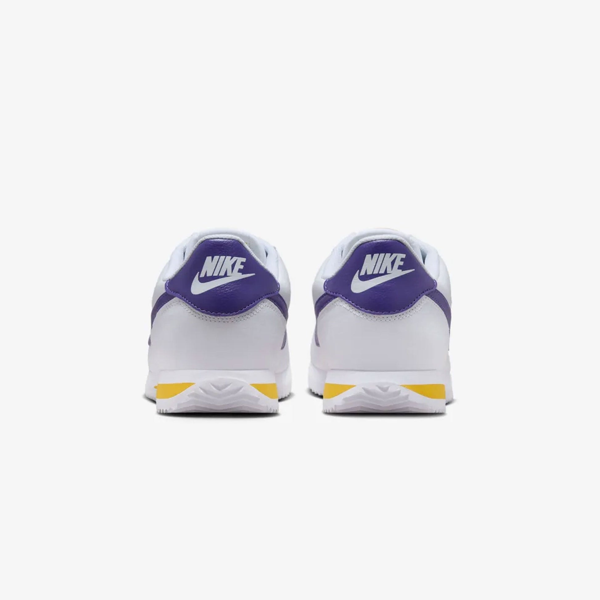 NIKE | CORTEZ { WHITE/VARSITY PURPLE-VARSITY MAIZE