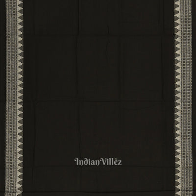 Pink Black Tribal Design Sambalpuri Dress Material & Dupatta