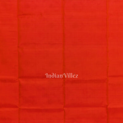 Exclusive White with Red Floral Theme Handloom Pochampally Ikat Saree