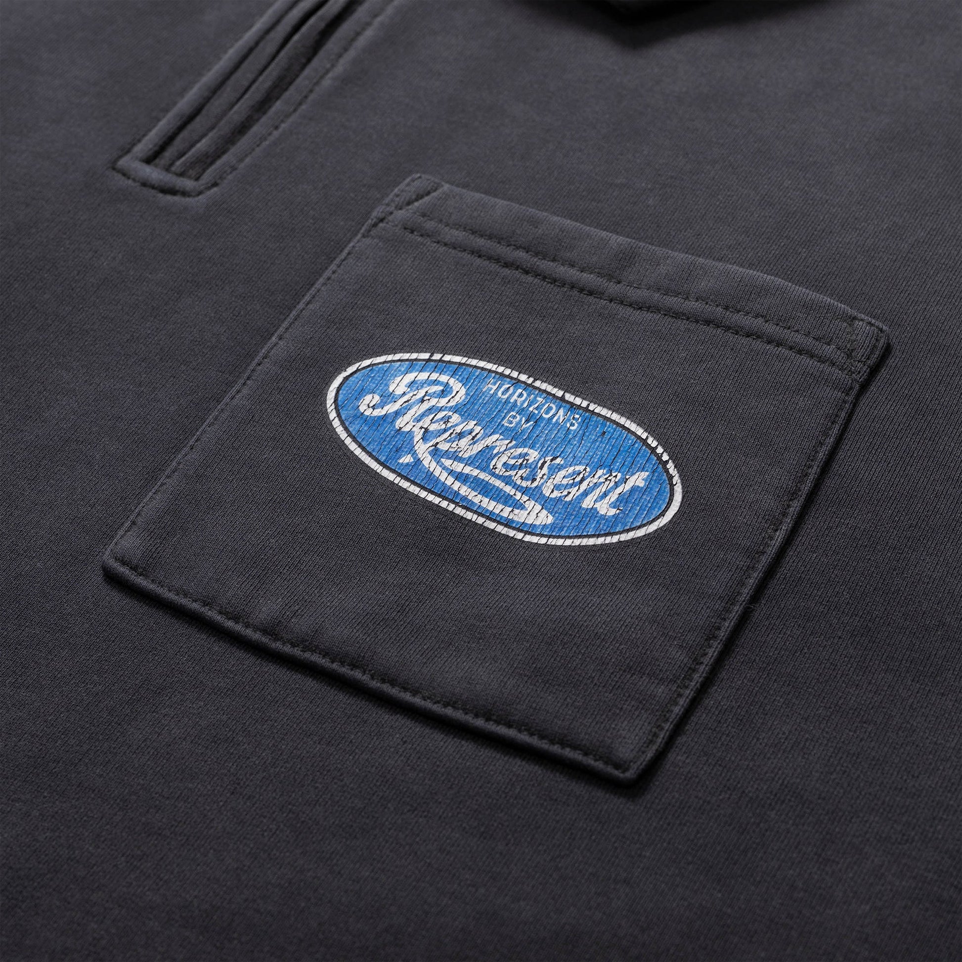 Represent | CLASSIC PARTS QUARTER ZIP  { AGED BLACK