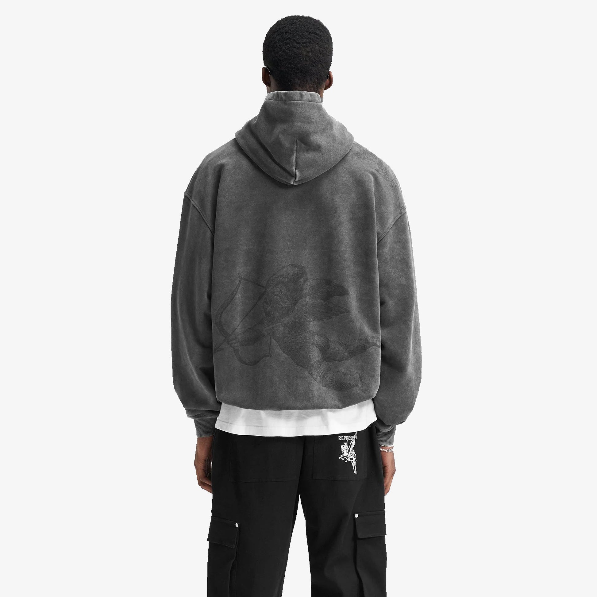 Represent | CHERUB ALL OVER HOODIE  { VINTAGE GREY