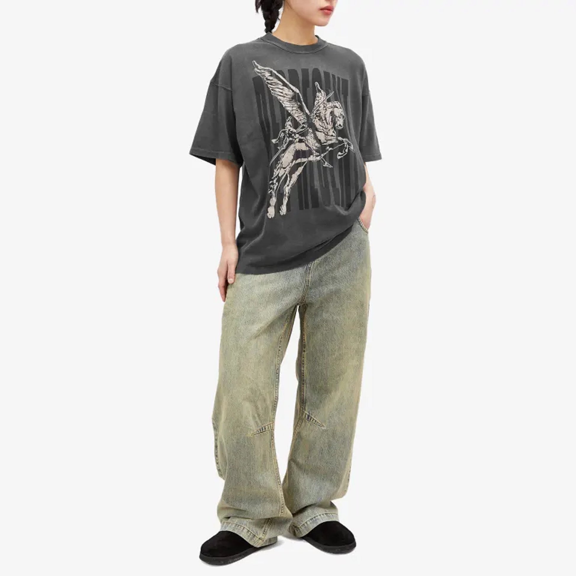 Represent | SPIRITS MASCOT T-SHIRT  { AGED BLACK