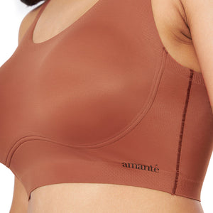 Skins Solid Non Padded Non-Wired Scoop Neck Cami Bra - Caramel Nude