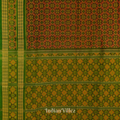 Multi Color Pure Sambalpuri Ikat Silk*Cotton (Bapta) Saree