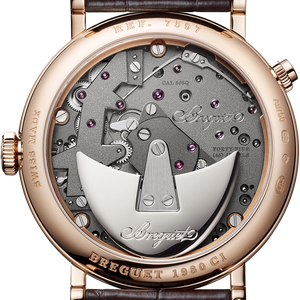 Breguet Tradition Silver & Grey Dial Brown 40 MM Watch for Men
