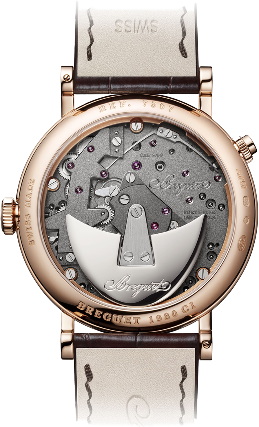 Breguet Tradition Silver & Grey Dial Brown 40 MM Watch for Men