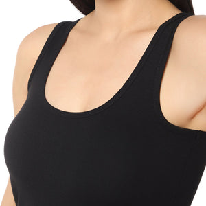 LuxeHeat Thermal Vest - Black