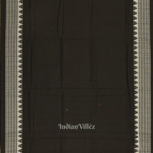 Red Black Tribal Design Sambalpuri Cotton Dress set with Dupatta