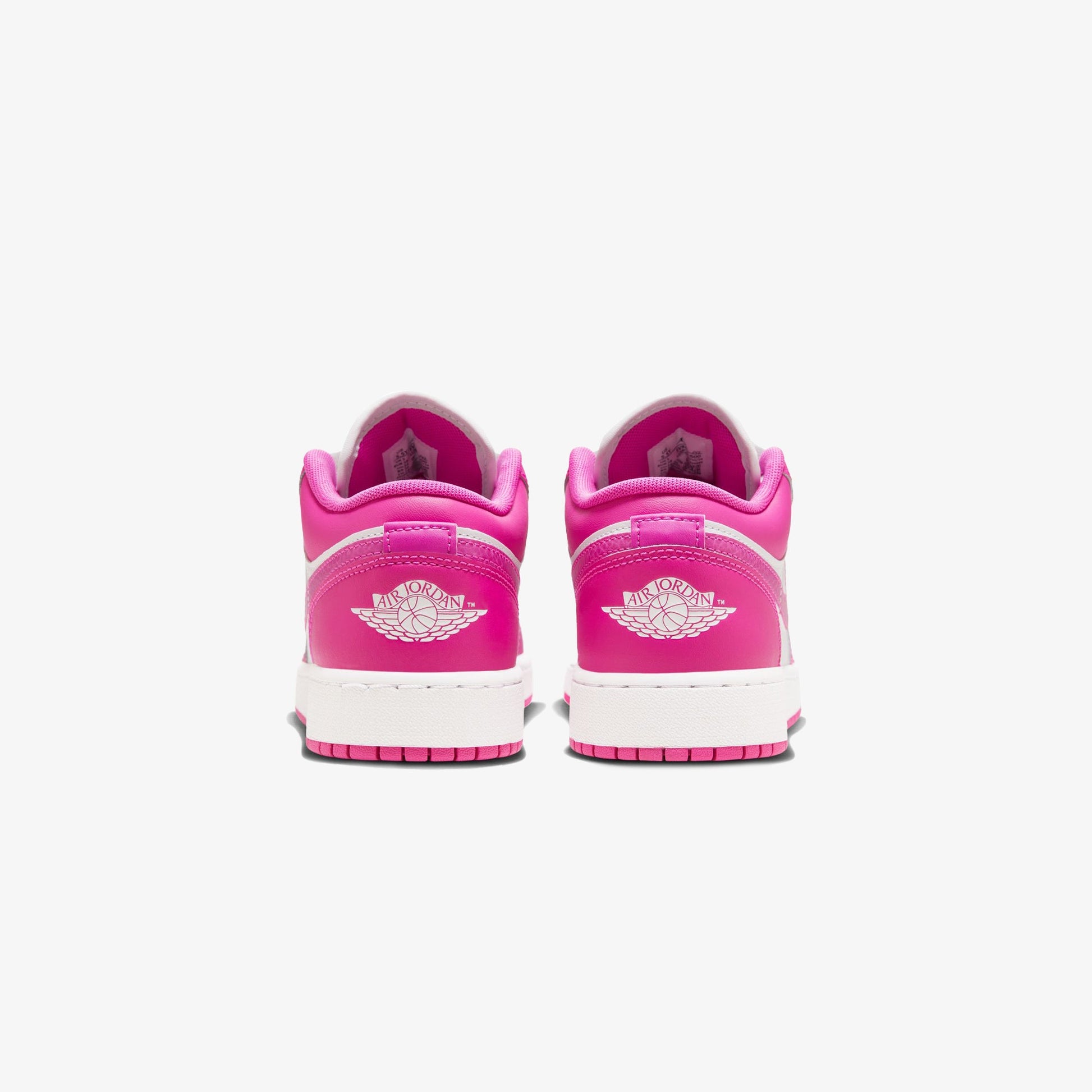 JORDAN | AIR JORDAN 1 LOW (GS) { FIRE PINK/IRIS WHISPER-WHITE