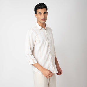 Striped Cotton Casual Shirt