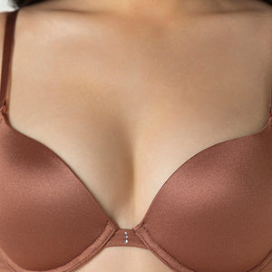 Perfect Lift Padded Wired Demi Bra - Nutmeg