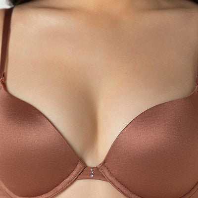 Perfect Lift Padded Wired Demi Bra - Nutmeg
