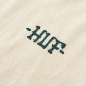 HUF | ROGUE WAVE LONG SLEEVE T-SHIRT  { BONE