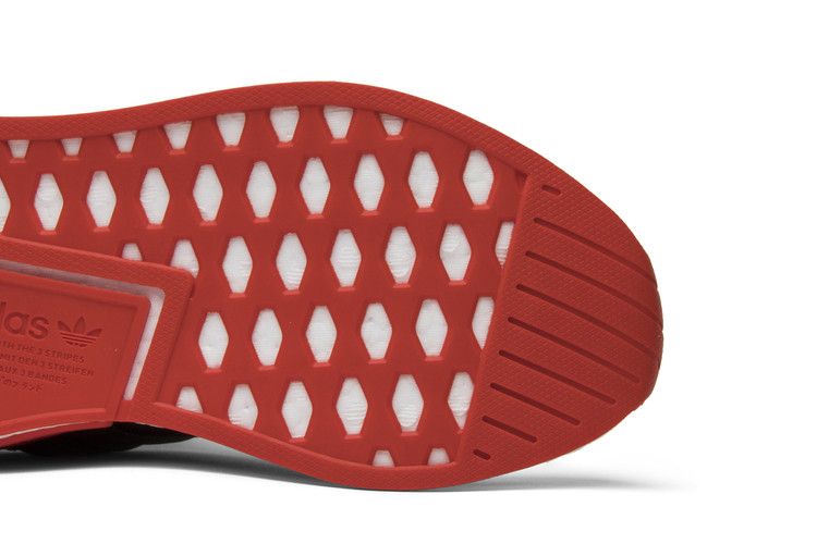 adidas NMD R2 Core Black Red Two Toned