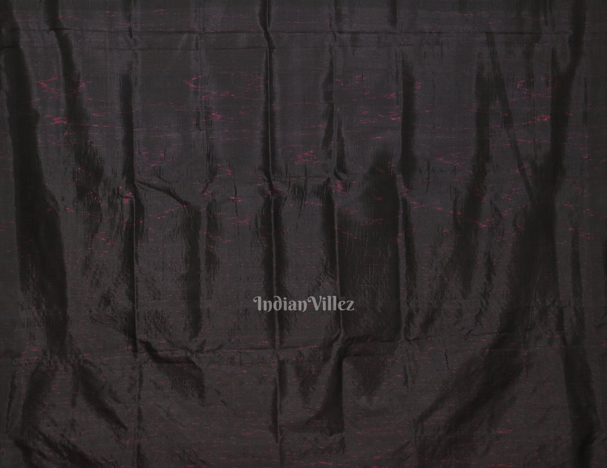 Magenta Pink Black Tribal Jhoti Theme Odisha Ikat Contemporary Designer Saree