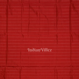 Orange Red Konark Theme Odisha Ikat Sambalpuri Silk Saree