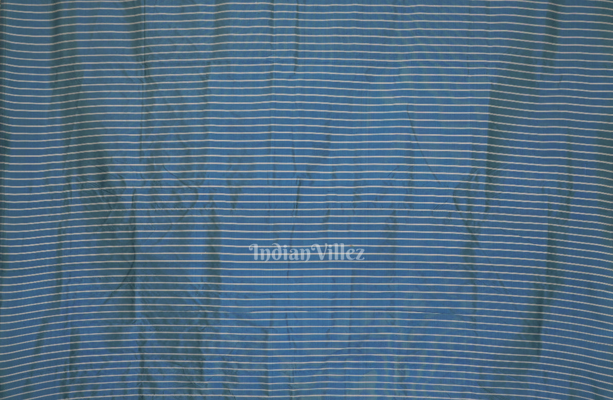Pastel Teal Odisha Ikat Designer Contemporary Silk Saree