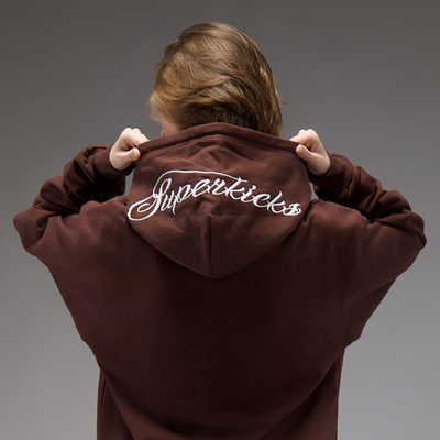 Superkicks | CORE 3.0 UNISEX HOODIE { BROWN