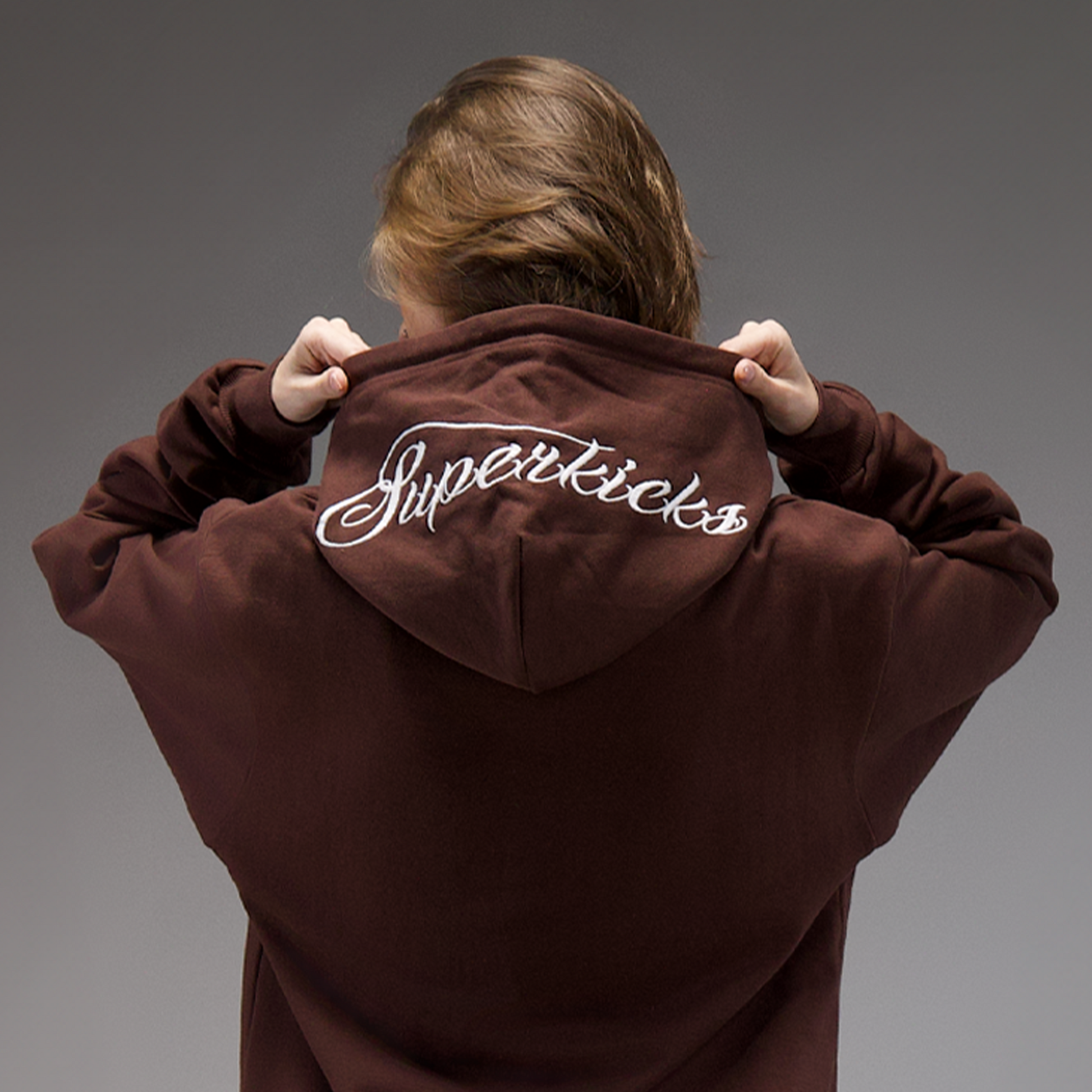 Superkicks | CORE 3.0 UNISEX HOODIE { BROWN