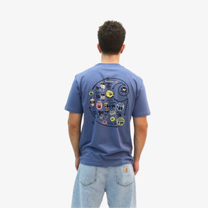 Carhartt | S/S CATALOGUE C LOGO T-SHIRT { BLUE/BLACK