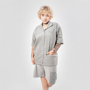 SUPERKICKS | CORDUROY SHIRT { SLATE GREY