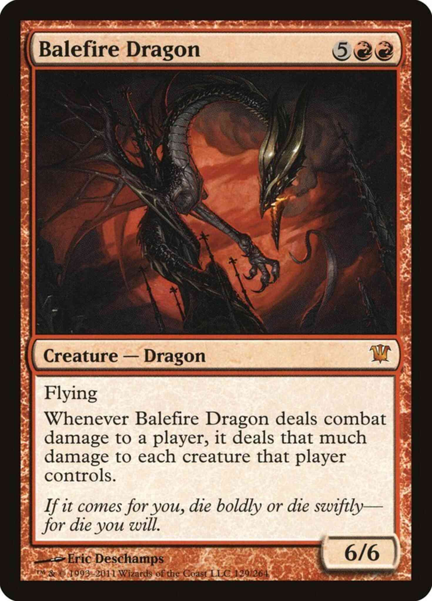 Balefire Dragon [129] [Innistrad] [Non-Foil]
