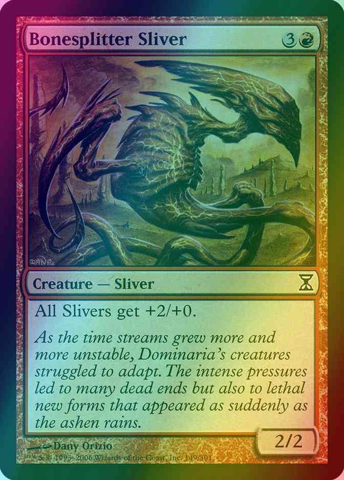 Bonesplitter Sliver [149] [Time Spiral] [Foil]