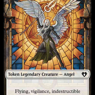 Avacyn Token (60) // Copy Token (55) [Commander Masters: Tokens] [Non-Foil]