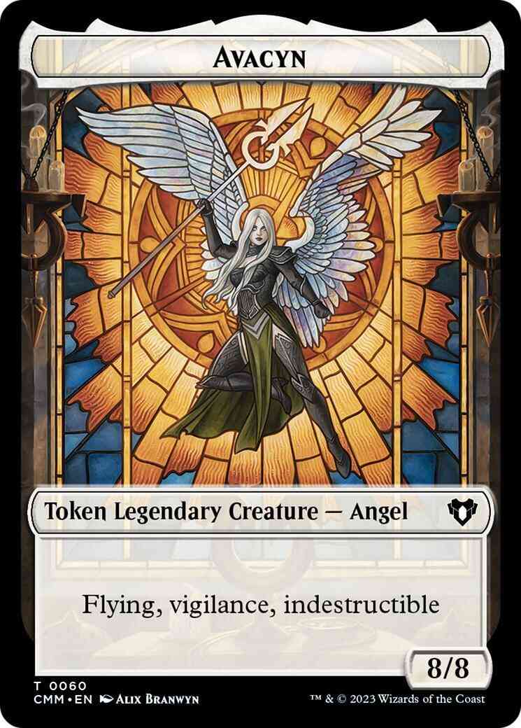Avacyn Token (60) // Copy Token (55) [Commander Masters: Tokens] [Non-Foil]