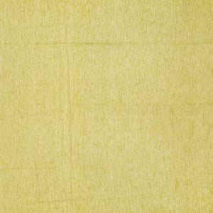 Lime Green Bengal Cotton Saree With Floral Motifs