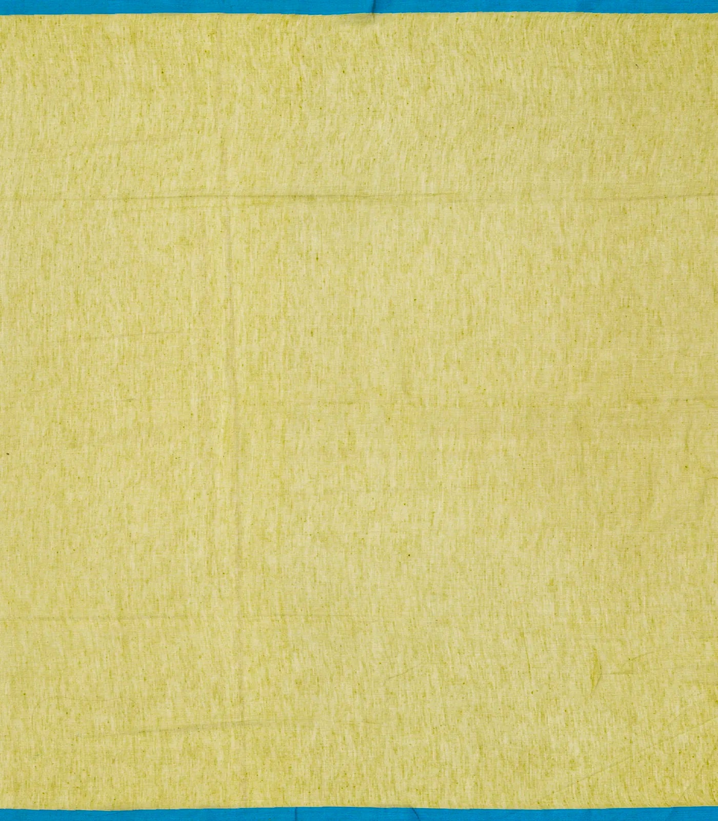 Lime Green Bengal Cotton Saree With Floral Motifs