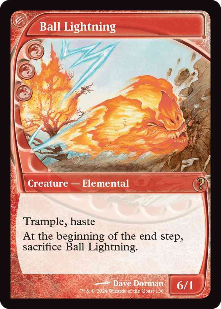Ball Lightning [130] [Future Frame] [Mystery Booster 2] [Non-Foil]