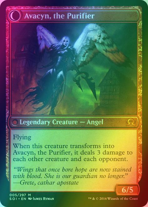 Archangel Avacyn // Avacyn, the Purifier [5s] [Shadows over Innistrad Promos] [Foil]