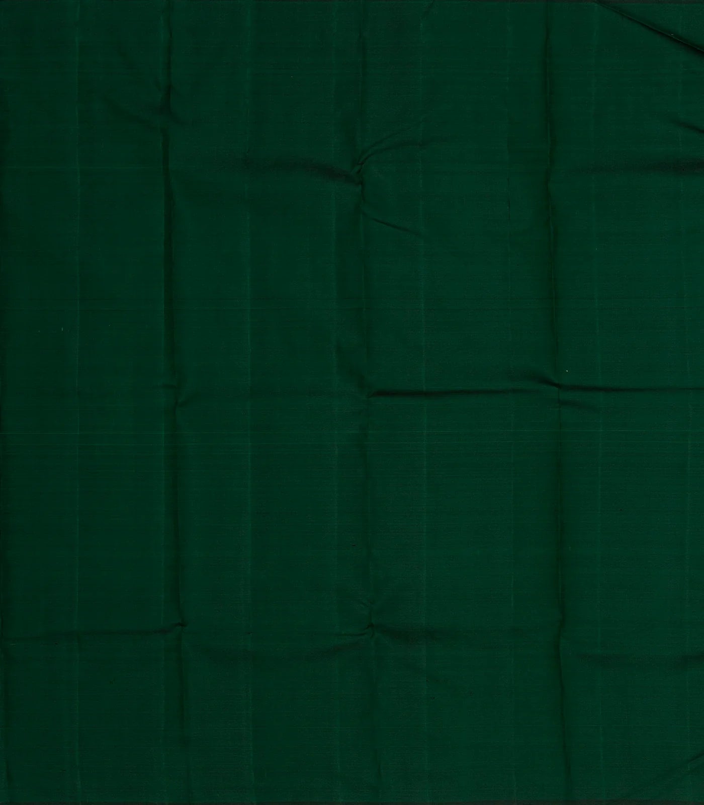 Bottle Green Handloom Kanchipuram Silk Saree With Annam Chakaram Buttas