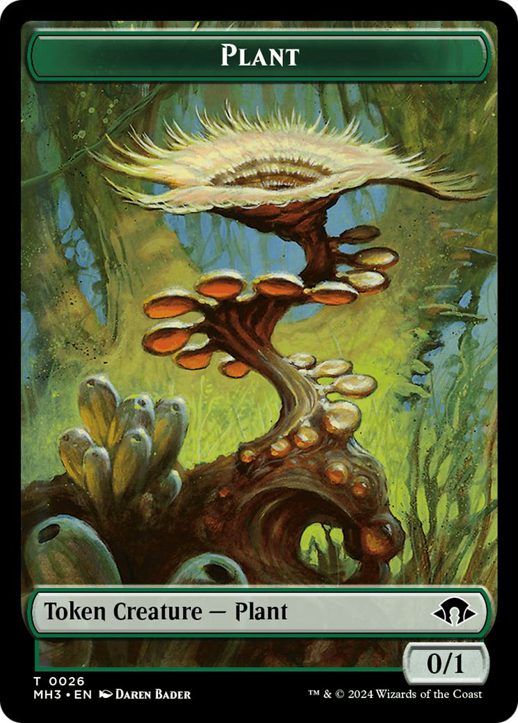 Ape Token (14) // Plant Token (26) [Modern Horizons 3: Commander: Tokens] [Non-Foil]