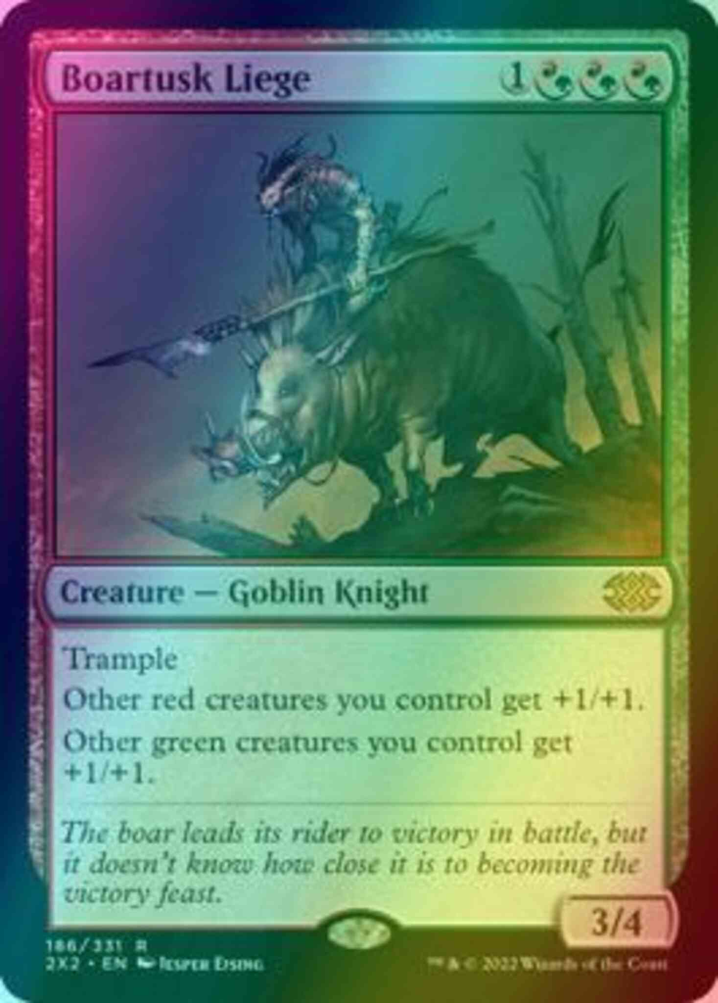 Boartusk Liege [186] [Double Masters 2022] [Foil]