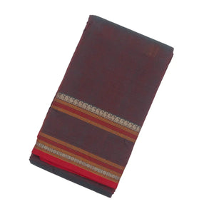 Lilac Handloom Kanchi Cotton Saree With Annam Buttas