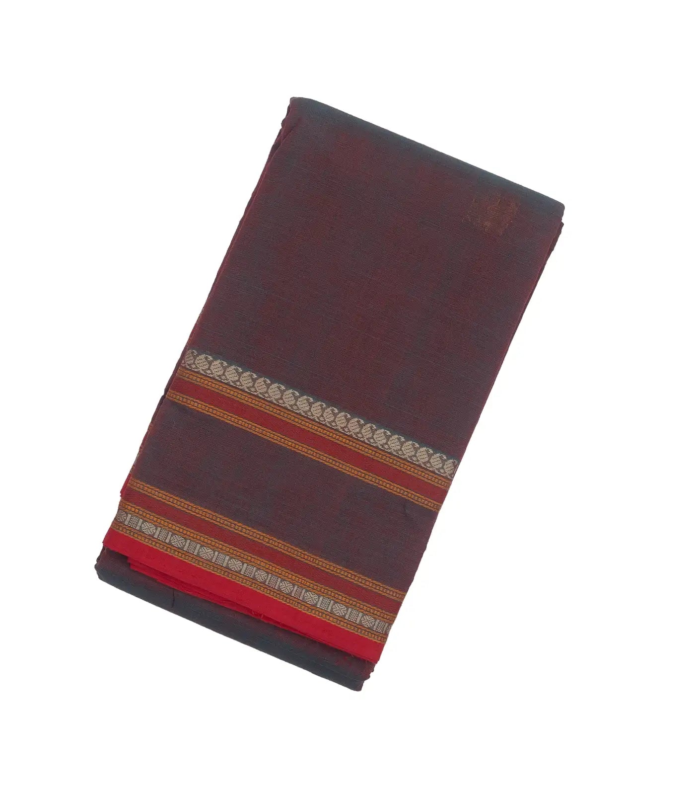 Lilac Handloom Kanchi Cotton Saree With Annam Buttas