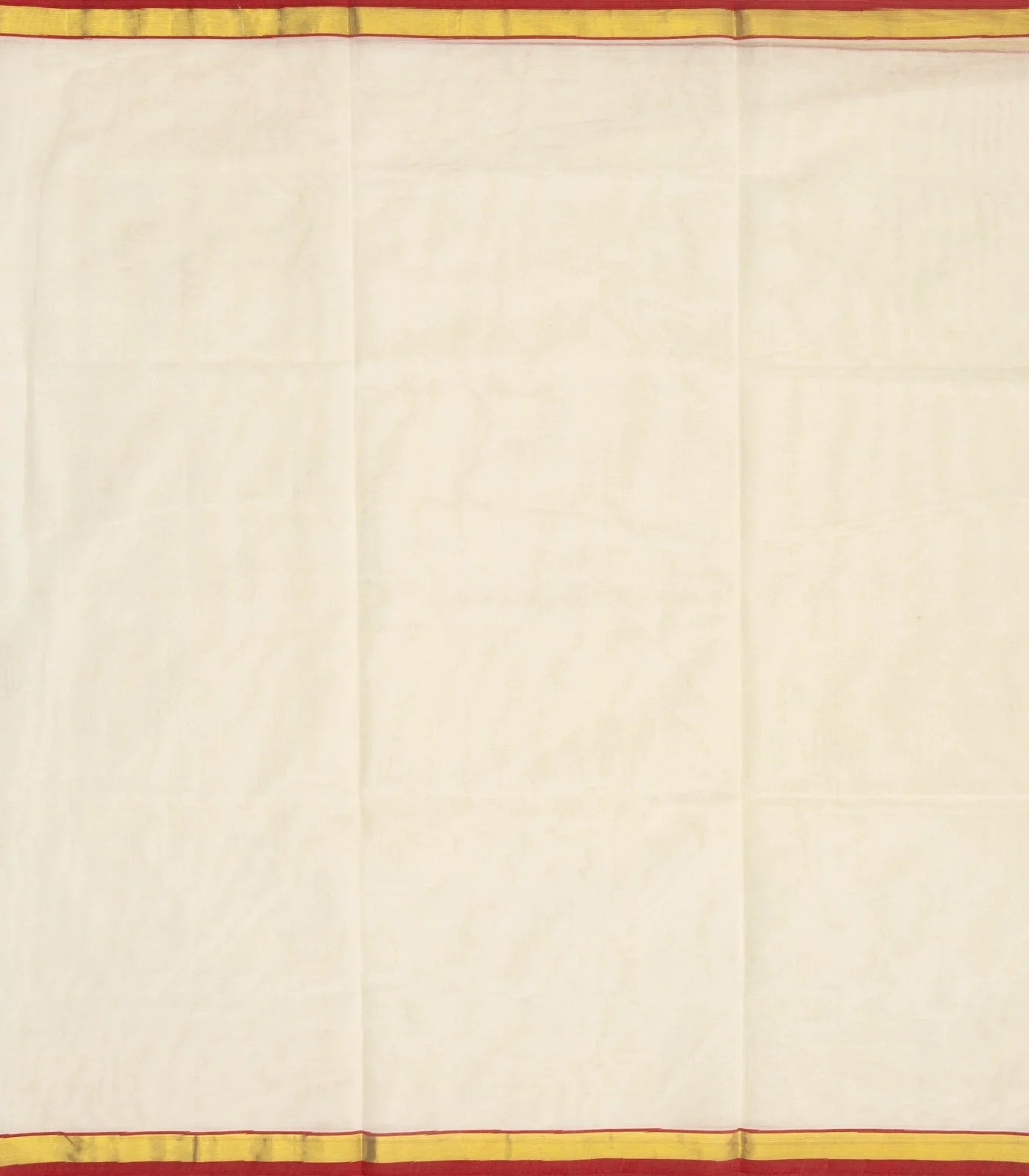 Off White Handloom Venkatagiri Cotton Saree With Jamdani Parrot Meenakari Motifs