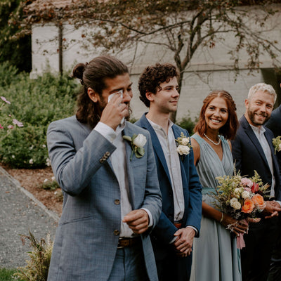 A Romantic Museum Wedding with Bright DIY Flowers