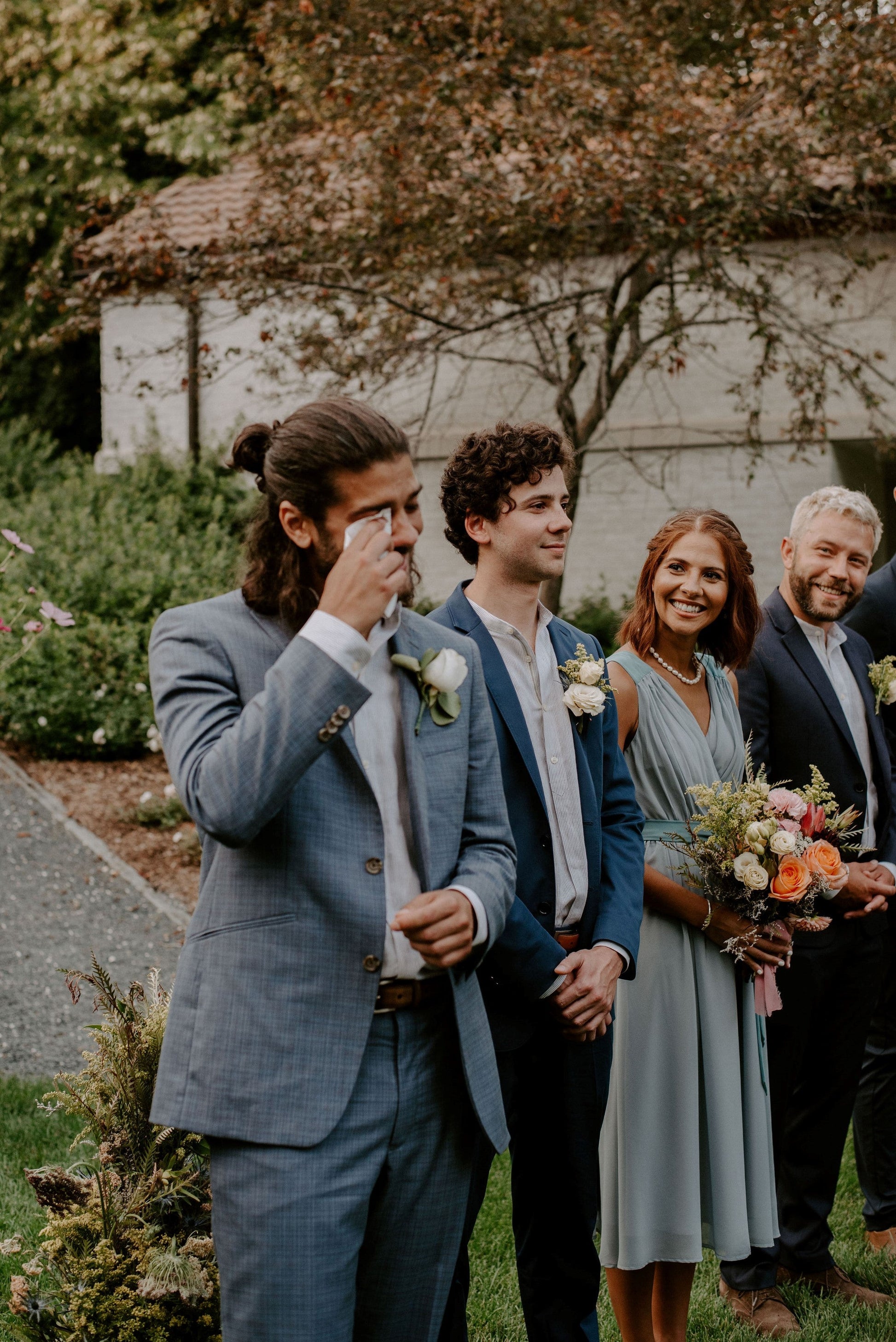 A Romantic Museum Wedding with Bright DIY Flowers