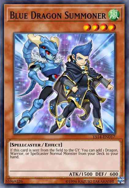 Blue Dragon Summoner - YS14-EN017 - Common - 1st Edition
