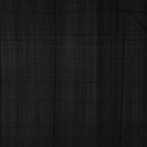 Dark Grey Handloom Plain Uppada Silk Saree With Zari Border