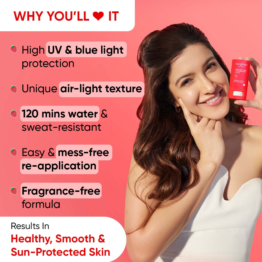Strawberry Dew Sunscreen Stick SPF 50+ PA++++